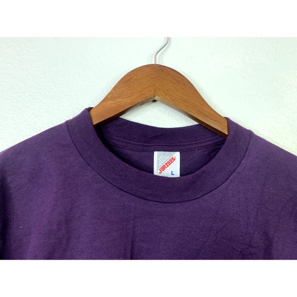 Vintage Tennessee Smoky Mountains Shirt Bear Tee Purple T-Shirt VTG 90s Large - Picture 3 of 7